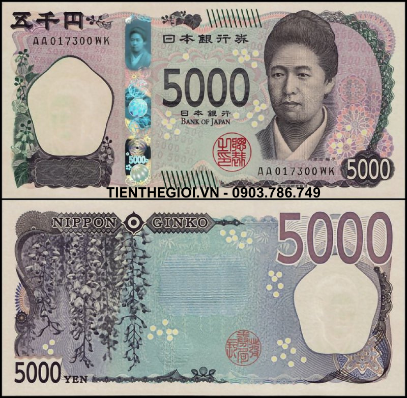 Tờ Japan - Nhật 5000 yên 2024 UNC - SP007813